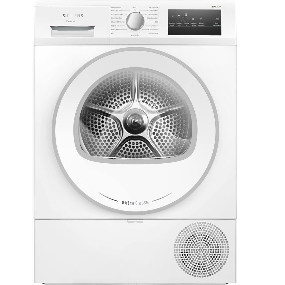 WT45HV94 iQ300, Wärmepumpen-Trockner, 8 kg